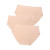 3 pcs/lot Seamless Panties Women Solid Sexy Underwear Mid Waist Briefs M to XXL (Color : Beige, Size : X-Large) view 1