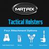 Evike Airsoft - Matrix Hardshell Adjustable Mag Holster for Airsoft 1911 Series Airsoft Pistol Mags (Mount: MOLLE Attachment) view 4