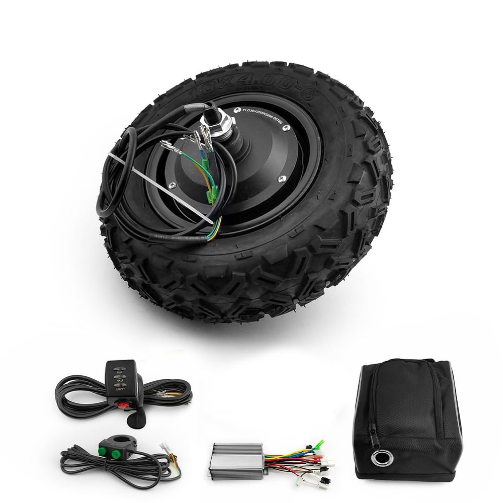 350W Off road Rough Tyre 10 inch wheel Wheelbarrow Scooter Gear Hub Motor (36V350W)