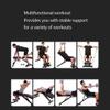 NJCORE Adjustable Weight Bench Foldable Workout Benches for Home Gym Dumbbell Exercise Bench with Elastic Ropes view 1
