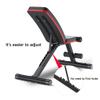 NJCORE Adjustable Weight Bench Foldable Workout Benches for Home Gym Dumbbell Exercise Bench with Elastic Ropes view 3