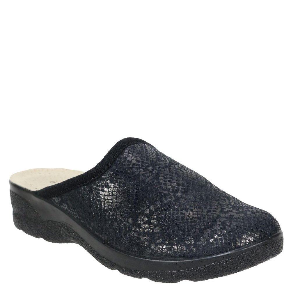 David Tate Electra Women's Slip On, 41 M EU, Black-Snake
