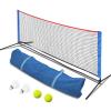 MiniTang Retractable Tennis Net - 10x5.2FT Portable Adjustable Height Steel Frame Net for Pickleball Volleyball Badminton, for Backyard Driveway Camping with Carry Bag view 1