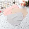 3 pcs/lot Seamless Panties Women Solid Sexy Underwear Mid Waist Briefs M to XXL (Color : Gray, Size : XX-Large) view 3