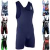 ROAR Athletic Men's Wrestling Singlet Suit Bodywear Uniform (Simple Blue, Small) view 1