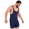 ROAR Athletic Men's Wrestling Singlet Suit Bodywear Uniform (Simple Blue, Small) view 3