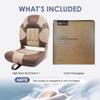 Deckpro Deluxe High Back Boat Seat, Fold-Down Fishing Boat Seat Tan/Sand view 2