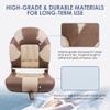 Deckpro Deluxe High Back Boat Seat, Fold-Down Fishing Boat Seat Tan/Sand view 3