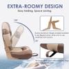 Deckpro Deluxe High Back Boat Seat, Fold-Down Fishing Boat Seat Tan/Sand view 4