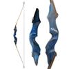 60 Inch Black Hunter Takedown Longbow 20-60lbs Traditional Wood Longbows Right Hand and Left Hand American Hunting Longbow for Outdoor Hunting Shooting view 1