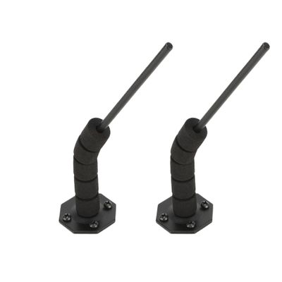 EVCUHASL 45 Degree Pistol Hanger, Concealed Gun Holder for Indoor Pistol Rack Display Wall Mount Storage, Solid Vinyl Coated Stand, 5 Pack