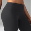 Colorfulkoala Women's Dreamlux High Waisted Workout Leggings 28" Inseam Full Length Yoga Pants (L, Dark Carbon) view 4