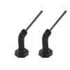 EVCUHASL 45 Degree Pistol Hanger, Concealed Gun Holder for Indoor Pistol Rack Display Wall Mount Storage, Solid Vinyl Coated Stand, 1 Pack view 1