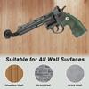 EVCUHASL 45 Degree Pistol Hanger, Concealed Gun Holder for Indoor Pistol Rack Display Wall Mount Storage, Solid Vinyl Coated Stand, 1 Pack view 4