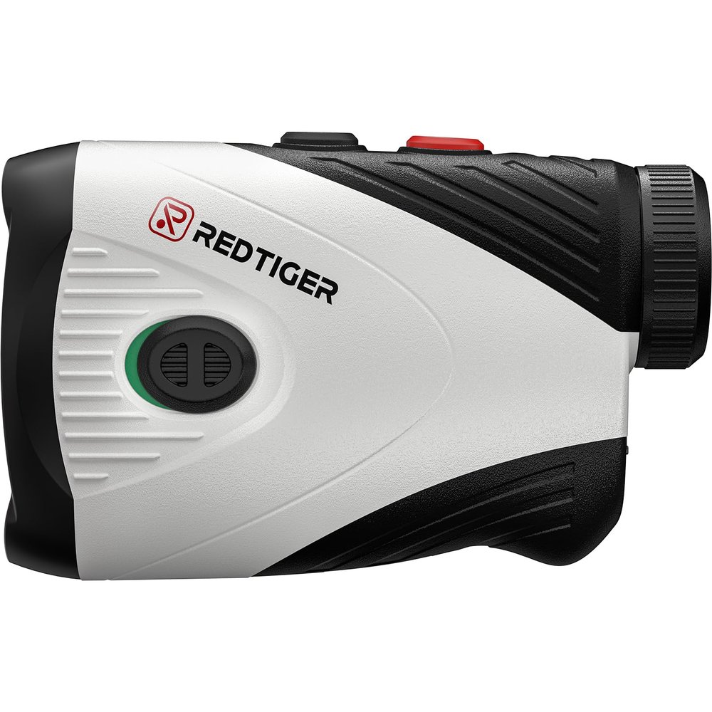 REDTIGER Golf Rangefinder with Slope Switch, 1200 Yards Range Finder Golfing, 7X Magnification, Flag Pole Locking Vibration, Rechargeable Range Finders with Magnet Stripe, GolfVue Series 1