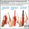 FEEL GRIPS SET OF 9 GEN2 DESIGNER SERIES RED REVERSE TAPER GOLF GRIPS - SAY GOODBYE TO YOUR SLICE! view 2