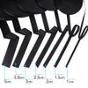 25Yard/50yard Black Nylon Webbing, Heavy Duty 0.78inch/0.98inch/1.18inch/1.25inch/1.49inch/1.96inch Nylon Straps, Flat Nylon Strapping for Indoor or Outdoor Gear, DIY Crafting, Repairing view 3