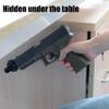 90 Degree Handgun Hanger, Pistol Accessories Concealed Storage Display Rack Solid Steel Gun Holder Universal Handgun Organizer for Safe Cabinetm, Works for Handguns .22 Cal and Larger (1 Pack) view 3