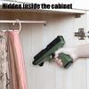 90 Degree Handgun Hanger, Pistol Accessories Concealed Storage Display Rack Solid Steel Gun Holder Universal Handgun Organizer for Safe Cabinetm, Works for Handguns .22 Cal and Larger (1 Pack) view 4