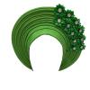 African Headtie Turban Nigerian Muslim Headwear Gele Head Wrap Sego Auto Gele Headties Already Made Women's Headband For Party (Green) view 1