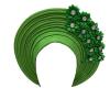 African Headtie Turban Nigerian Muslim Headwear Gele Head Wrap Sego Auto Gele Headties Already Made Women's Headband For Party (Green) view 2