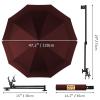 XLINGZA UPF 50+ Beach Umbrella with Adjustable Universal Clamp view 3