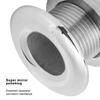 ECYC 0.64x2.28 inch 316 Stainless Steel Straight Thru-Hull Fitting, Boat Water Outlet Hose Fitting for Boats Yachts Marine view 4