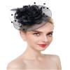 1920s 50s Vintage Fascinators Hat for Women Tea Party Halloween Headband Flower Bridal Shower Weddings Themed Events view 1