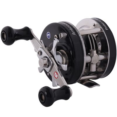 AbuGarcia Ambassadeur 4600CA Factory Tune Black Right Wound Clutch Type Double Handle Bass Rigging Catfish Topwater Round Reel