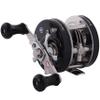 AbuGarcia Ambassadeur 4600CA Factory Tune Black Right Wound Clutch Type Double Handle Bass Rigging Catfish Topwater Round Reel view 1