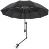 XLINGZA UPF 50+ Beach Umbrella with Adjustable Universal Clamp view 1