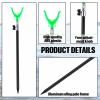 6 Pcs Extendable Fishing Rod Holder for Ground Fishing Pole Holders Surf Catfish Rod Holder for Bank Ground Sand(Hole Style,0.47 x 23.62 Inches) view 3