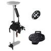 AQUOS Haswing CaymanT Transom Trolling Motor with Wireless Remote & Wireless Foot Control- 55 Lb. Thrust, 26 in. Shaft, Saltwater & Freshwater view 1