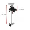 AQUOS Haswing CaymanT Transom Trolling Motor with Wireless Remote & Wireless Foot Control- 55 Lb. Thrust, 26 in. Shaft, Saltwater & Freshwater view 2