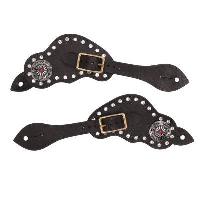 Pilipane Leather Spur Straps, 1Pair Spur Straps westerns Men Adjust Boot Straps for Boots westerns Women Men Horse Riding, bul Riding Spurs Straps Spurs for Boots Men English Spurs