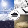 14-16ft V-Shaped Boat Cover,Waterproof and Breathable Trailer Boat Cover 420d Marine Grade Oxford Cloth Ski Boat Cover,Suitable for Outdoor Protection,Black,14~16ft view 2