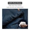 It-likes BUCK703 All-Season Ultra-Light Down Sleeping Bag Duck Feather 350g, Navy 820g / 1.8lb 9.5x78.7inch view 3