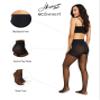 Hanes EcoSmart Sheer Tights, Control Top, Sheer Toe, Black, Size X Large (Pack of 1) view 2