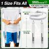 Excel Athletics Flag Football Set, Adjustable Flag Football Belts for Youth, Kids & Adults with 1 Belt & 2 Flags (White) view 2