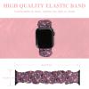 Australian Shepherd Elastic Solo Loop Bands Cute Printed Watch Strap Watchband Compatible for Apple Watch 42mm/44mm view 2
