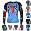 Roar BJJ Kid's MMA Rash Guard Training No-Gi and Gi Jiu Jitsu Rashguard MMA Grappling Compression Shirts Wrestling (US, Alpha, X-Large, Regular, Spider) view 1