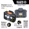 Klein Tools Rechargeable LED Headlamp Bundle for Hardhats and Work view 3