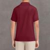 Izod Mens Short Sleeve Performance Polo Shirt, Burgundy-601, 36-37 US view 3