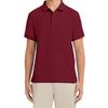 Izod Mens Short Sleeve Pique Polo Shirt, Burgundy-601, 34-35 US view 1