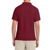 Izod Mens Short Sleeve Pique Polo Shirt, Burgundy-601, 34-35 US view 2