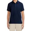 Izod Mens Short Sleeve Pique Polo Shirt, Navy Blue-410, 38-39 US view 1