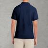 Izod Mens Short Sleeve Pique Polo Shirt, Navy Blue-410, 38-39 US view 3
