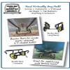 Suspenz Fishing Kayak Cart Trolley | Heavy Duty Canoe Carrier Trailer with Adjustable Bi-Directional Bunker Bars and Airless Wheels | Catch-All Universal Airless Cart (22-9909) view 4