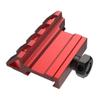 45 Degree Offset Rail Mount 4 Slots Picatinny Rail Mount (Red) view 3
