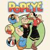 American Classics Mens Popeye Olive OYL Bluto Wimpy Short Sleeve Cartoon Vintage Style Graphic T-Shirt - Large - Natural view 3
